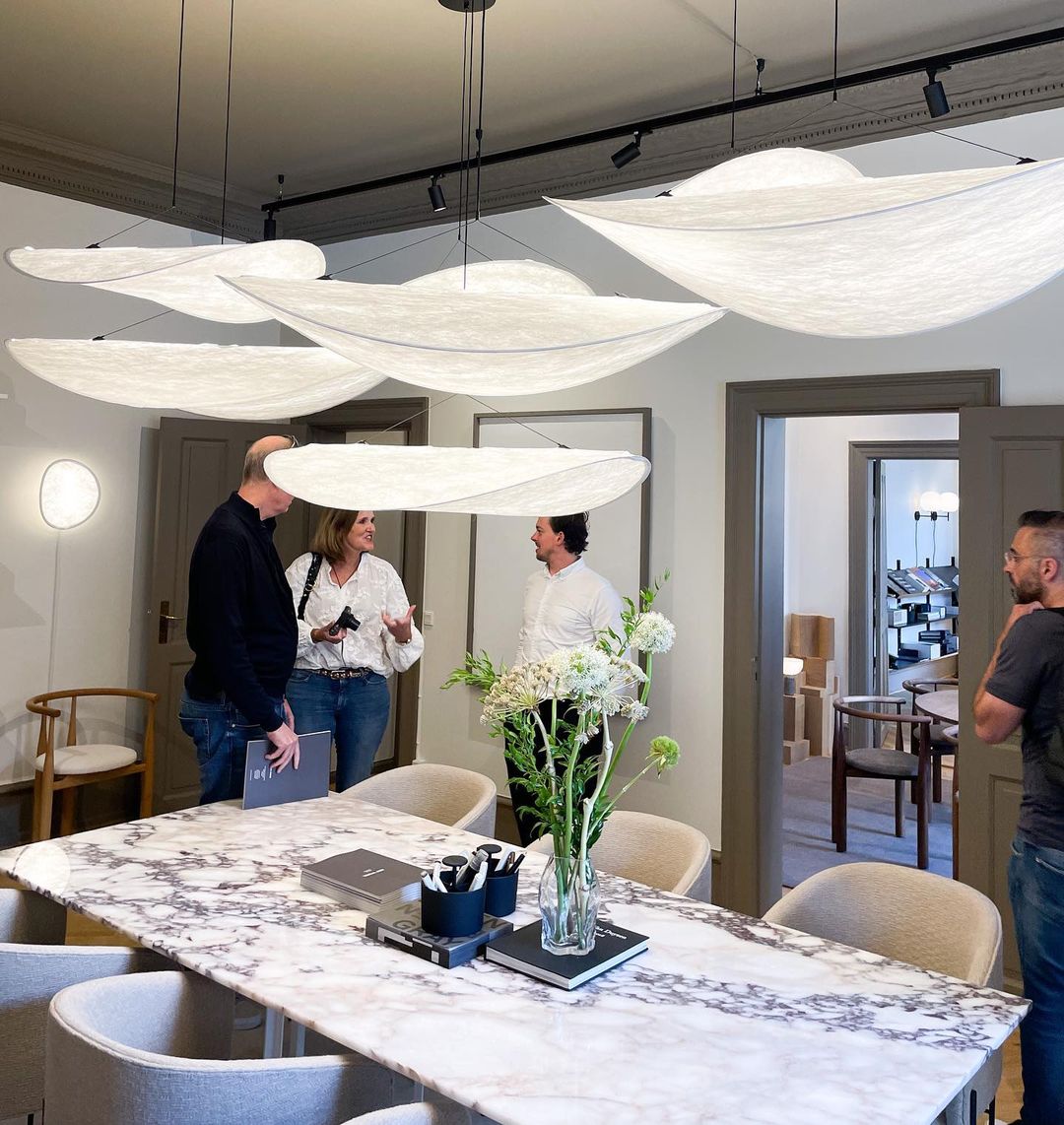 Larenol Paper & Glass Fiber Pendant Lamp