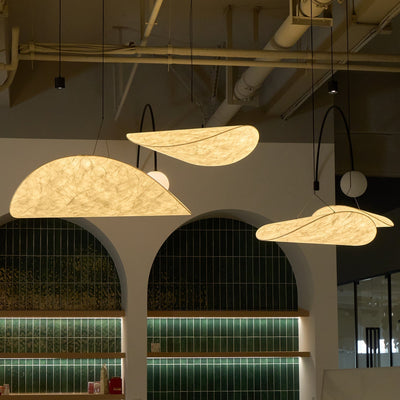 Luminette Minimalist Silk Pendant Light