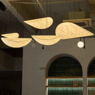 Luminette Minimalist Silk Pendant Light