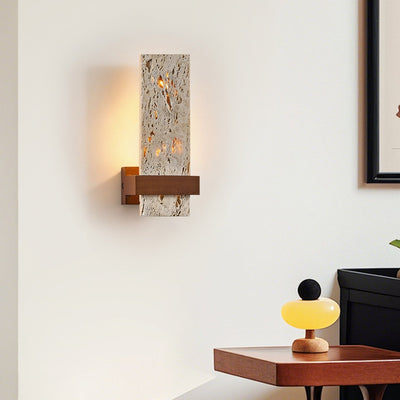 Brann Terra Travertine Wall Light