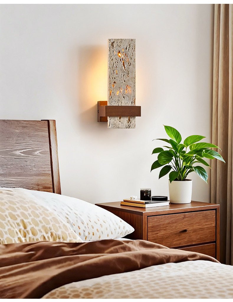Brann Terra Travertine Wall Light