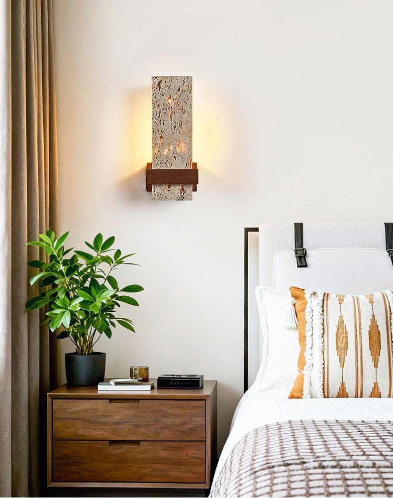 Brann Terra Travertine Wall Light