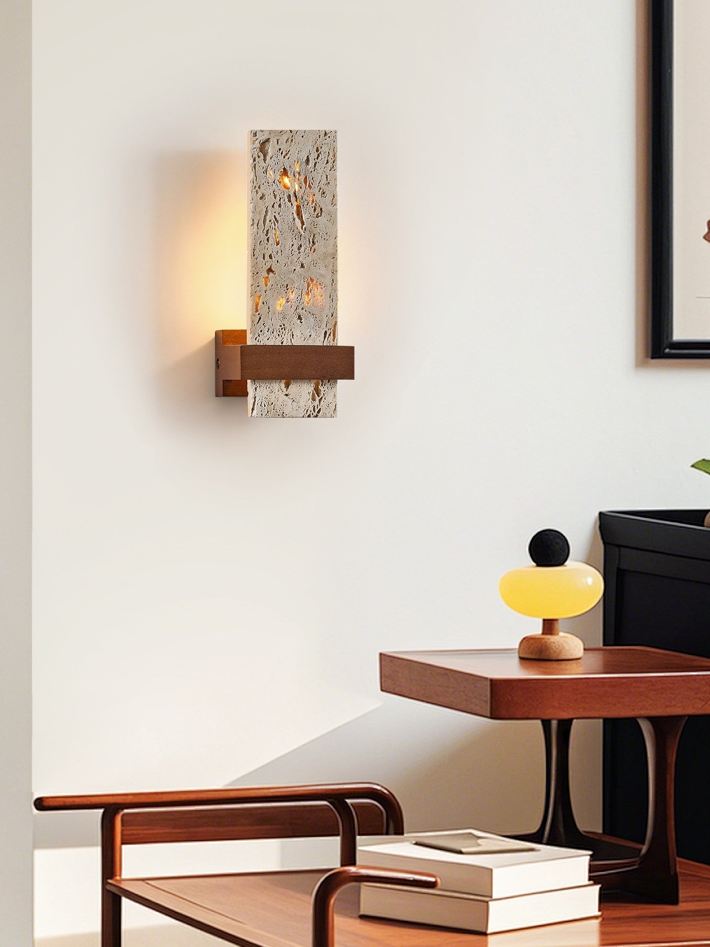 Brann Terra Travertine Wall Light
