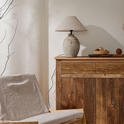 Terravina Textured Ceramic Table Lamp