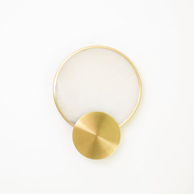 Myvelarae Circular Alabaster Wall Light