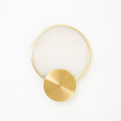 Myvelarae Circular Alabaster Wall Light