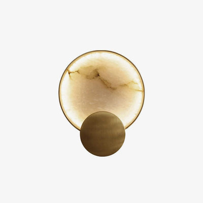 Myvelarae Circular Alabaster Wall Light