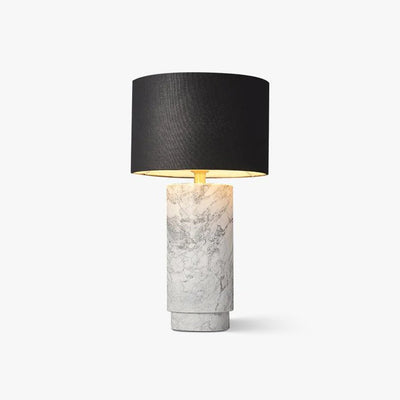Xavi Marble Fabric Table Lamp