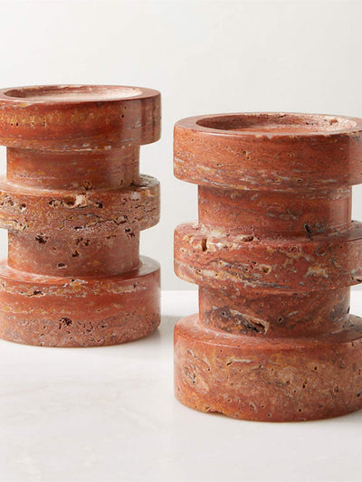 Petenena Terrace Stone Candle Holder