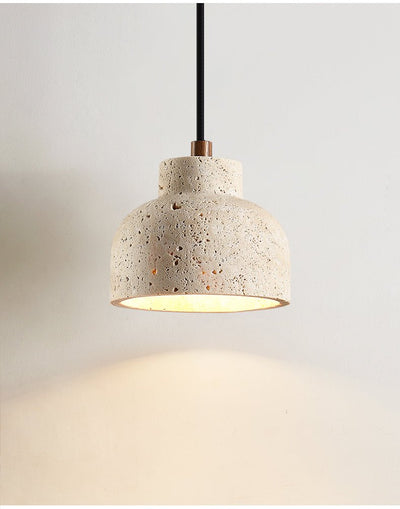 Noraneria Travertine Bell Pendant Lamp