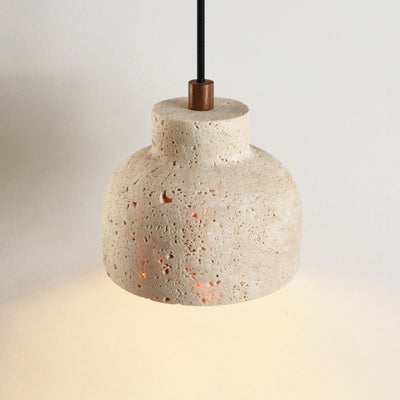 Noraneria Travertine Bell Pendant Lamp