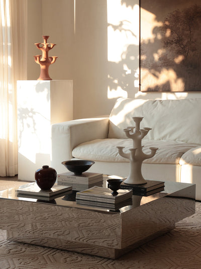 Terracotta Tree Candelabra