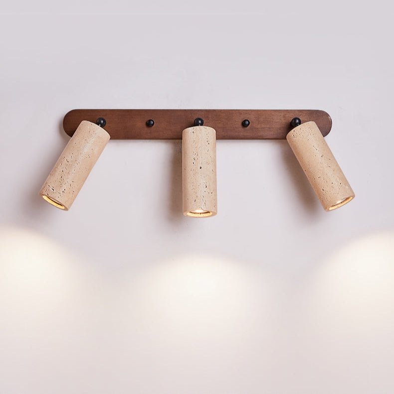 Sereise Travertine Beam Wall Light
