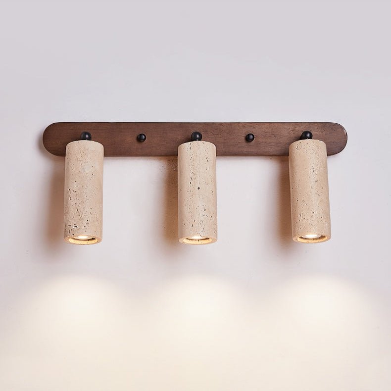 Sereise Travertine Beam Wall Light