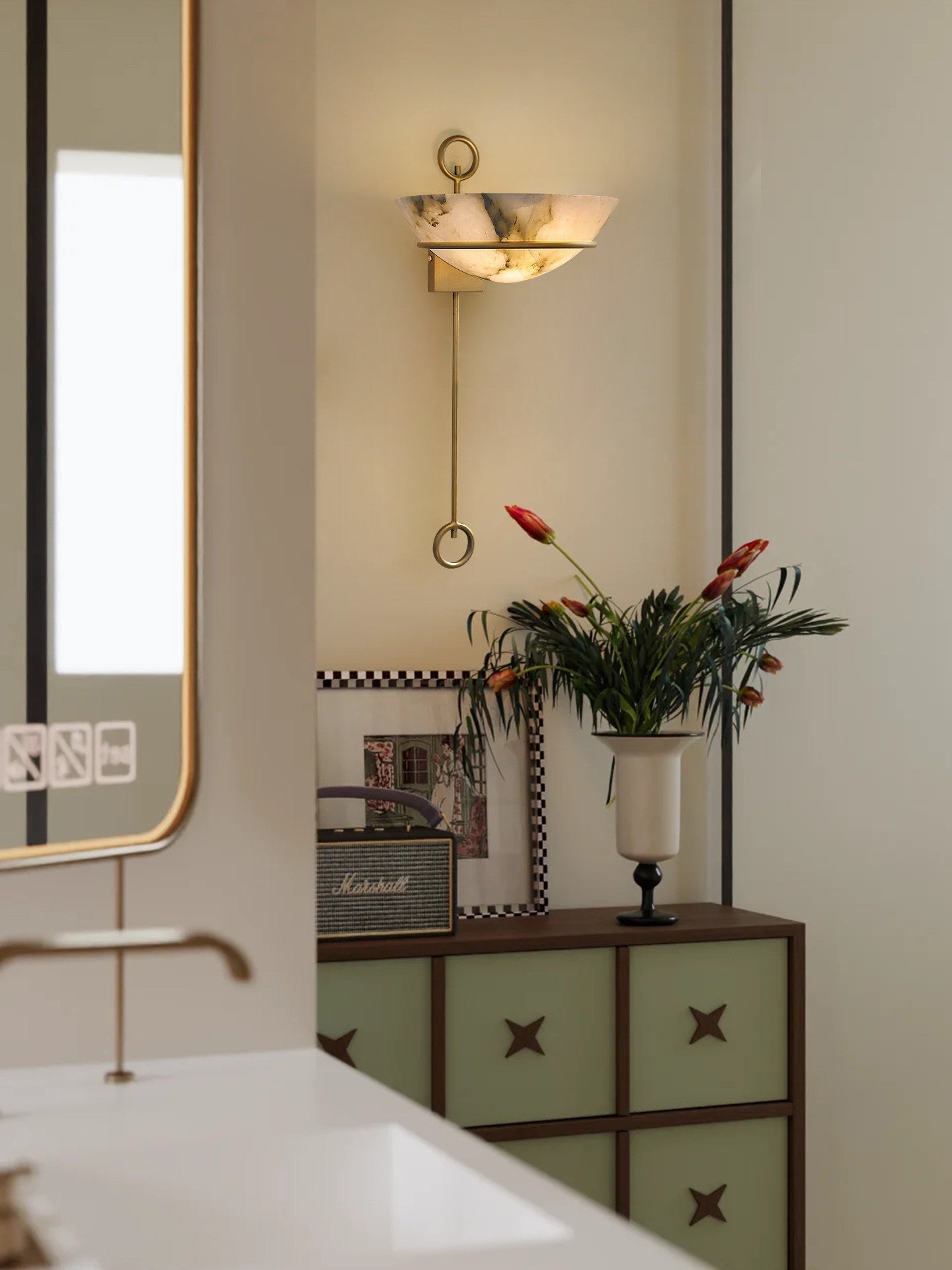 Eiroreria Alabaster Wall Light