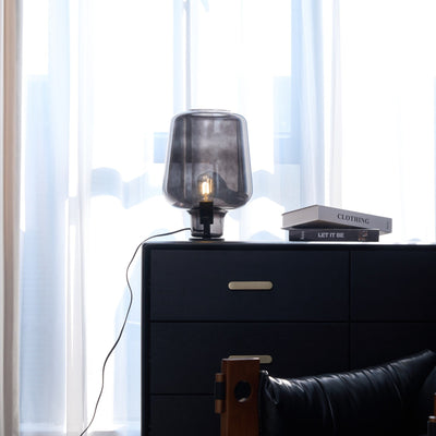 Eanlari Glass Contemporary Table Lamp