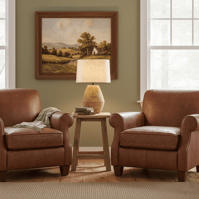 Textured Terracotta Toned Table Lamp