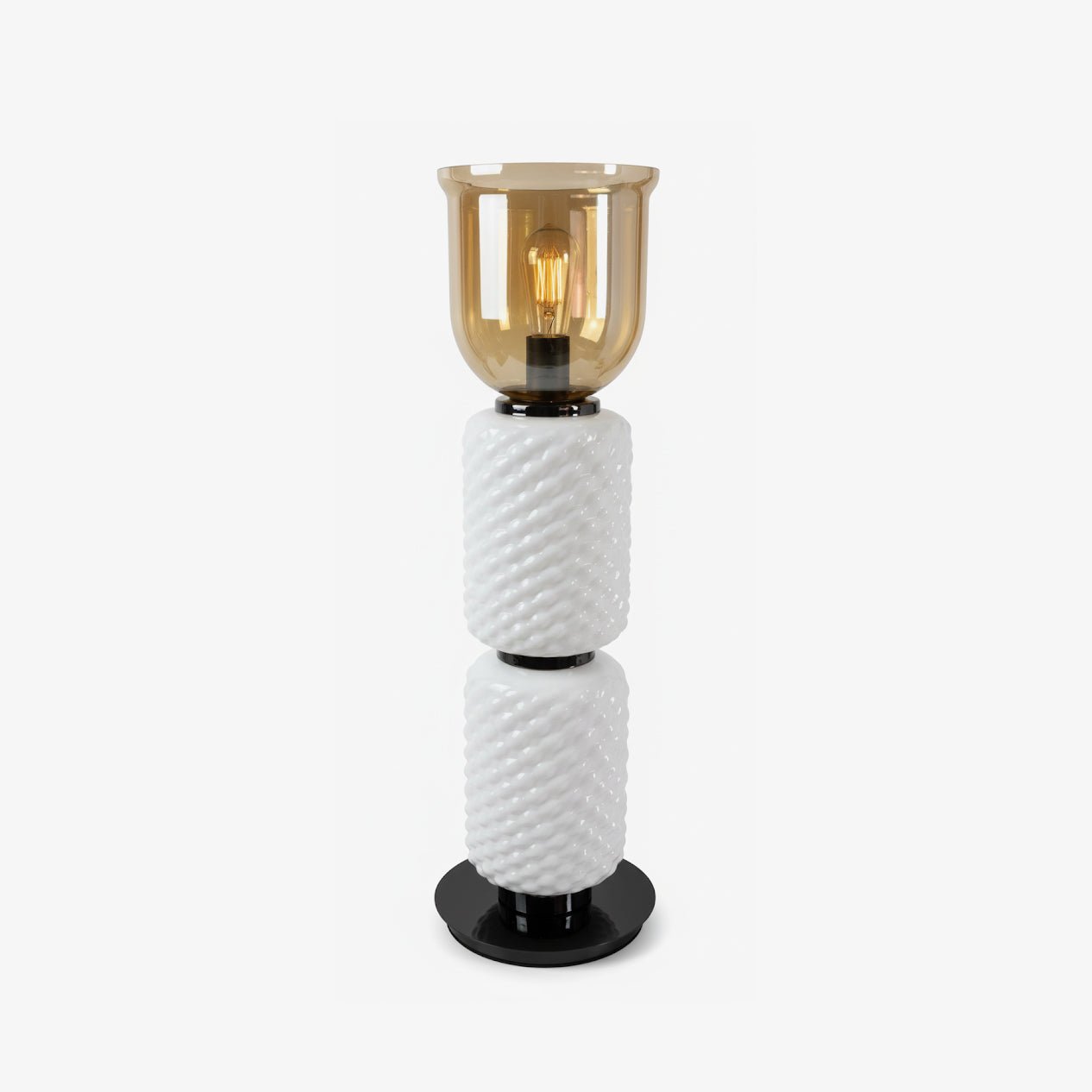 Zephiron Textured Layered Glass table Light