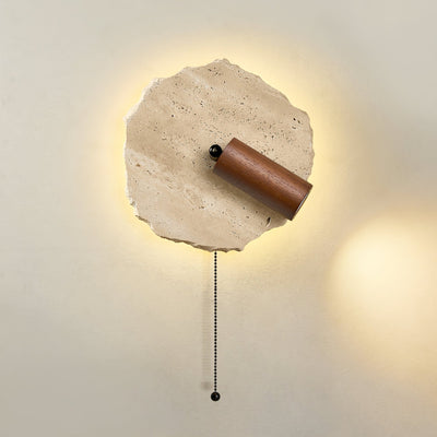 Valeriella Travertine Wall Light