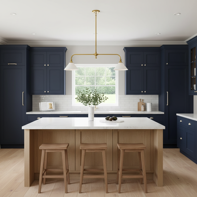 Bellwood Brass Linear Pendant Light