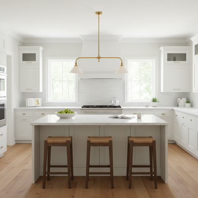 Bellwood Brass Linear Pendant Light
