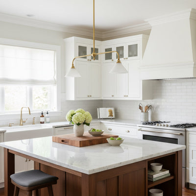 Bellwood Brass Linear Pendant Light