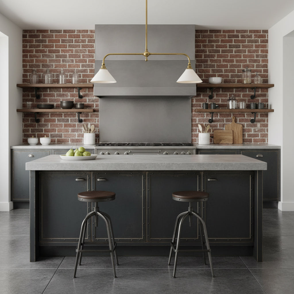 Bellwood Brass Linear Pendant Light