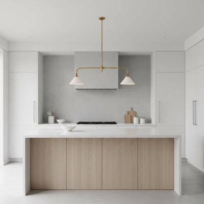 Bellwood Brass Linear Pendant Light