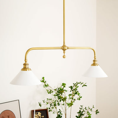 Bellwood Brass Linear Pendant Light