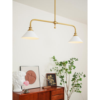 Bellwood Brass Linear Pendant Light