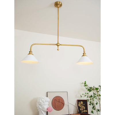 Bellwood Brass Linear Pendant Light