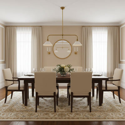 Bellwood Brass Linear Pendant Light