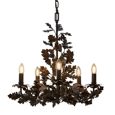 Syleeon Thicket Oak Leaf Chandelier