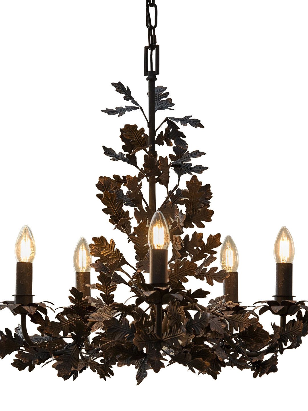Syleeon Thicket Oak Leaf Chandelier