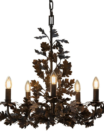 Syleeon Thicket Oak Leaf Chandelier