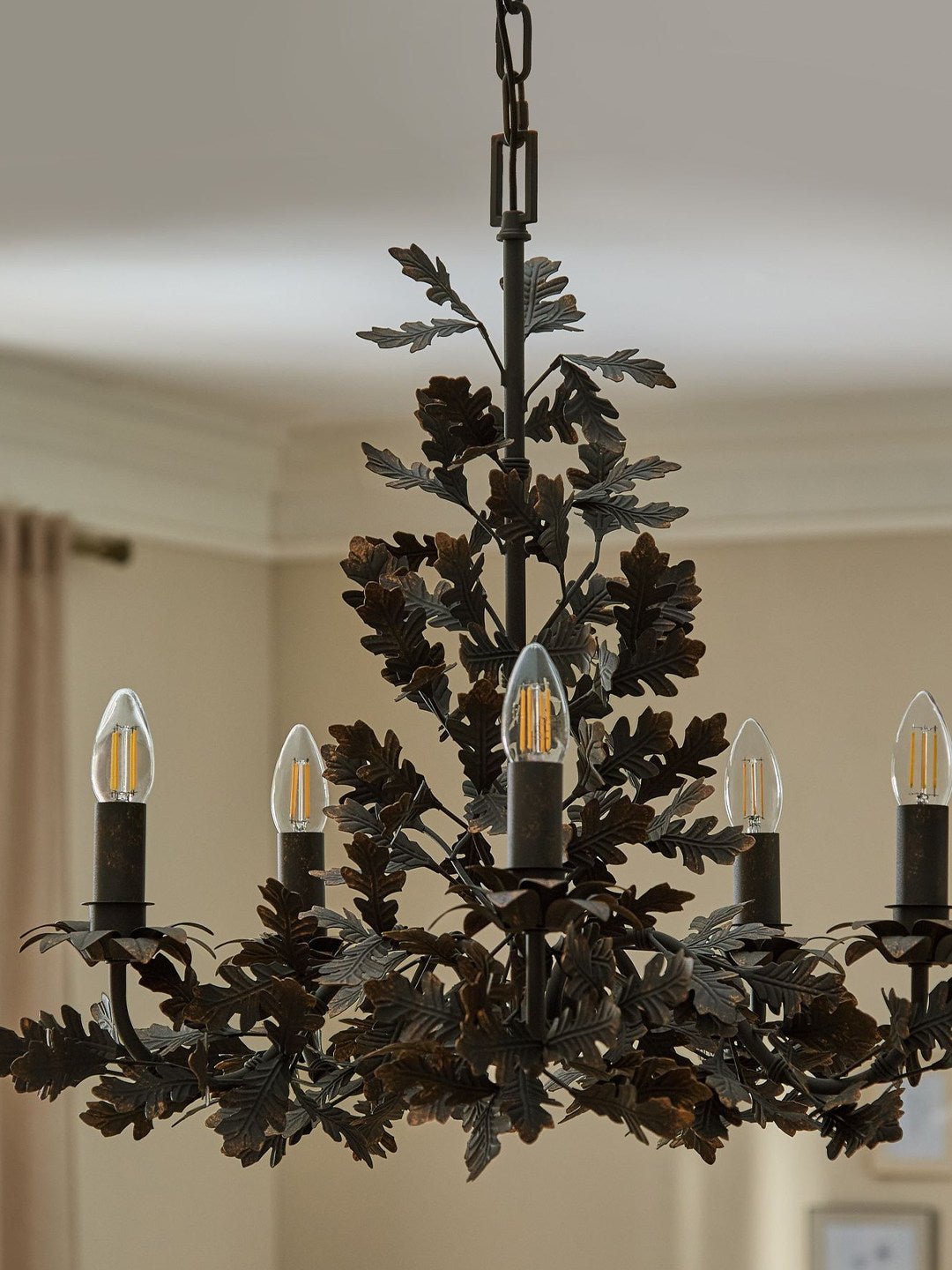 Syleeon Thicket Oak Leaf Chandelier