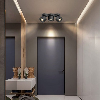 Nylaeara Three-heads Rotating Folding Ceiling Lamp - Neutral Decor