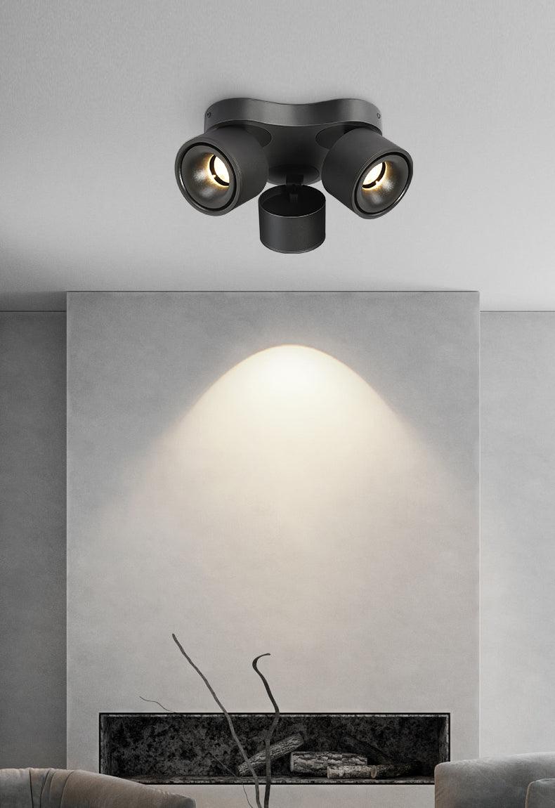 Reneine Rotating Folding Three Head Spotlight Ceiling lamp