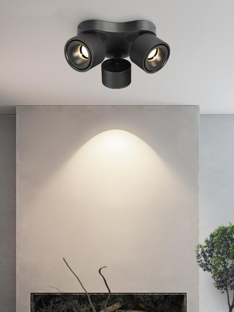Reneine Rotating Folding Three Head Spotlight Ceiling lamp