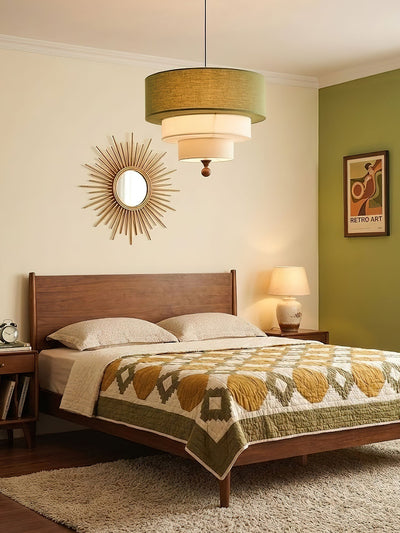 Calderin Tiered Fabric Pendant Light