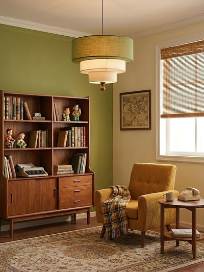 Calderin Tiered Fabric Pendant Light