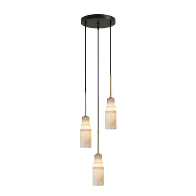 Eirelira Alabaster Cluster Chandelier