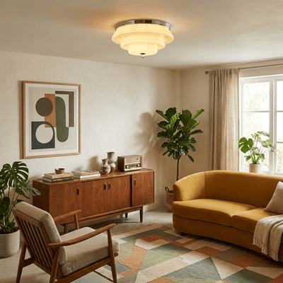 Eirenia Glass Ceiling Light