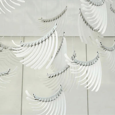 Tiered Postmodern Luxury Palmette Chandelier