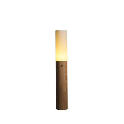 Vero Timber Column Floor Lamp - Neutral Decor