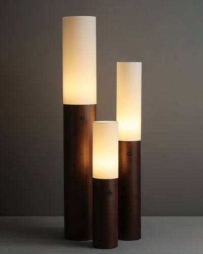 Vero Timber Column Floor Lamp - Neutral Decor