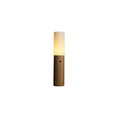 Vero Timber Column Floor Lamp - Neutral Decor