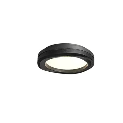 Artalis Walnut Wood Flush Mount