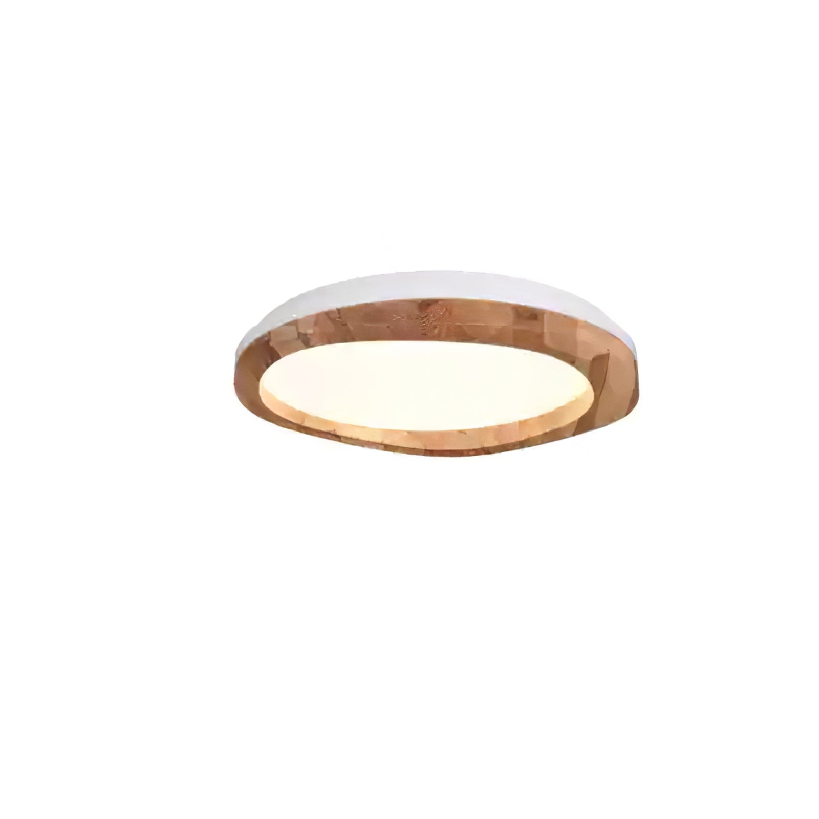 Artalis Walnut Wood Flush Mount