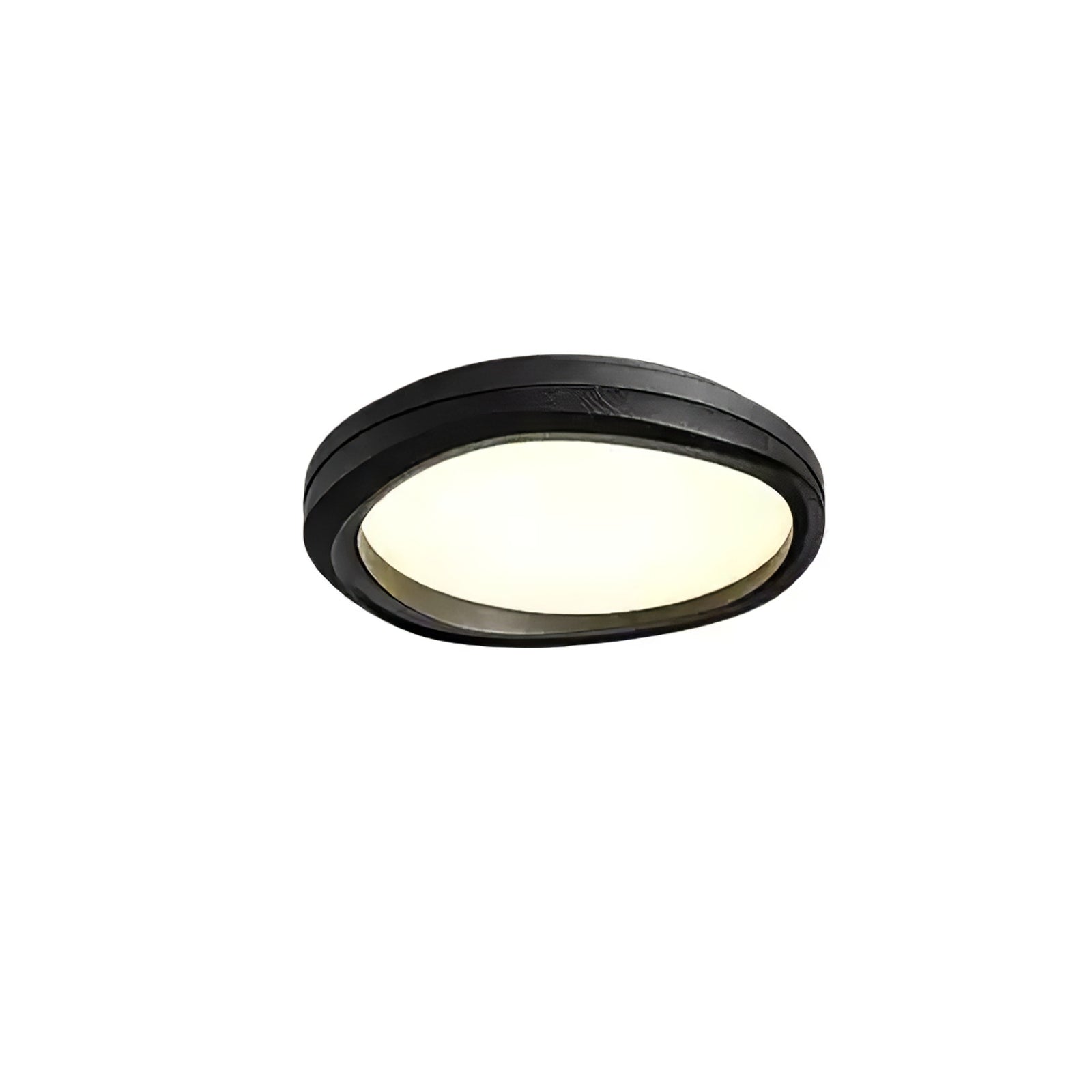 Artalis Walnut Wood Flush Mount